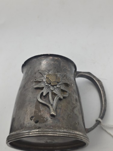 German wwii silver plated cup - german,
