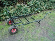 Flatbed folding fishing barrow