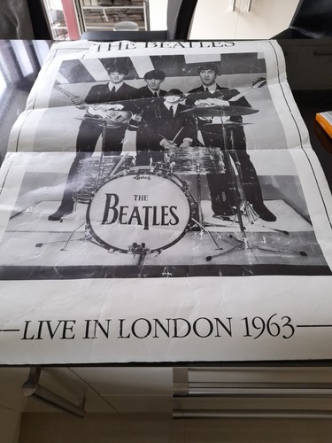 Vintage beatles poster 90cm - poster,