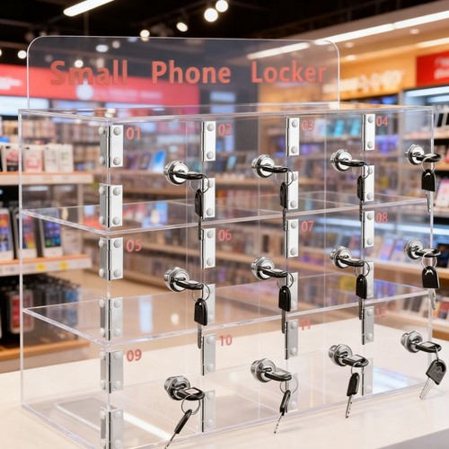 Lockable acrylic display - lockable,