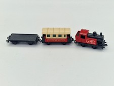 Vintage Matchbox Superfast 4345 0-4-0 Steam Loco, No44 coach & Flat Car