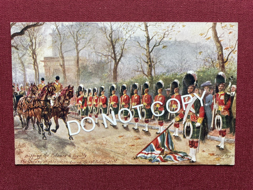 The gordon highlanders lining - the,