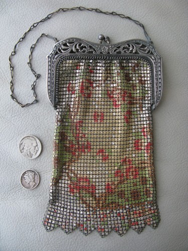 Antique silver pierced floral - antique,