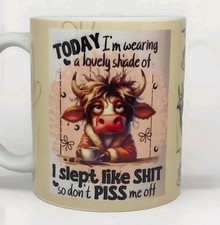 Sassy Highland Cow Mug Funny