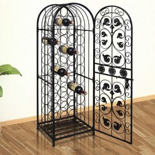Metal wine rack - wine, floor