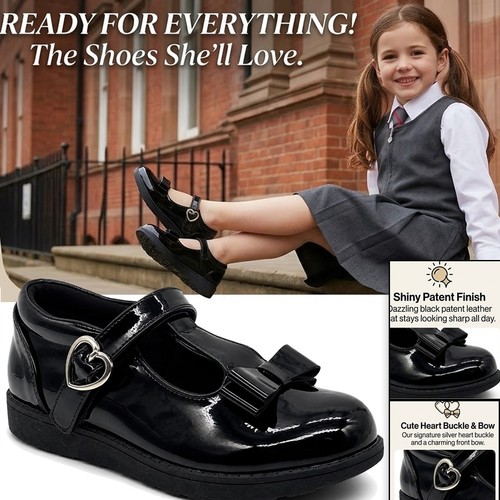 Girls patent mary jane - jane, school