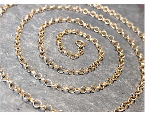 Vintage 9ct gold - gold, belcher