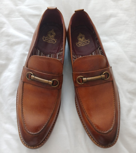 Base mens loafers - base, tan