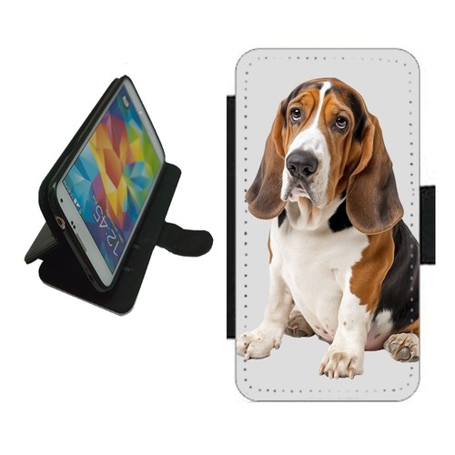 Basset hound phone case wallet - phone,