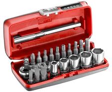 FACOM TOOLS R1PICO 1/4" SOCKET SET WITH FLEXI HEAD RATCHET SOCKETS + BITS