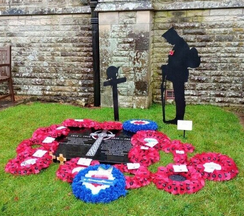 Metal tommy soldier silhouette - metal,