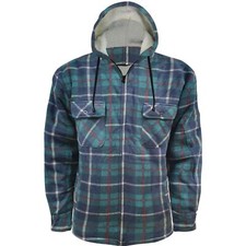 Mens Hooded Lumberjack Padded