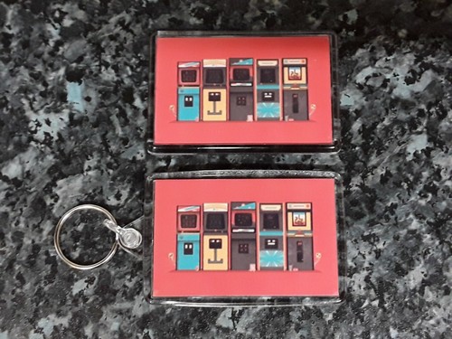 Arcade machines jumbo keyring - arcade,