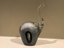 Hand Blown Art Glass Elephant