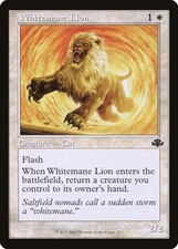 [MTG] Whitemane Lion (Retro Frame) (277) (DMR) NM