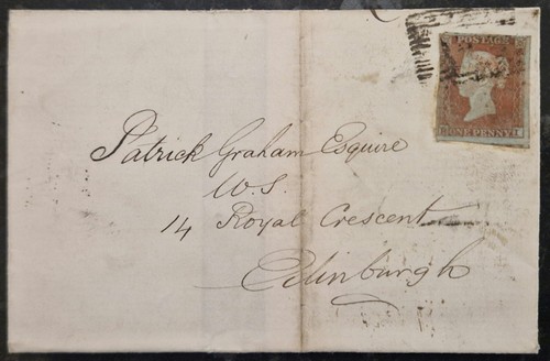1852 penny red imperforate - 1852,