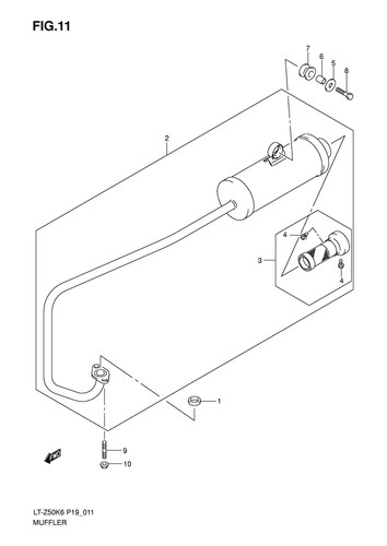 Suzuki genuine atv - atv, washer