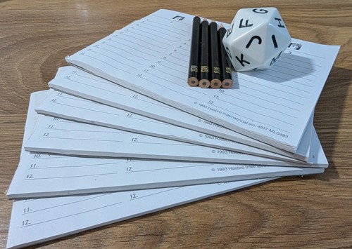 Scattergories replacement - scattergories,