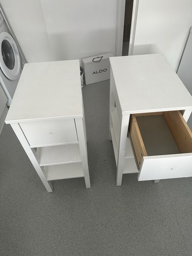 Ikea hemnes bedside tables - x,