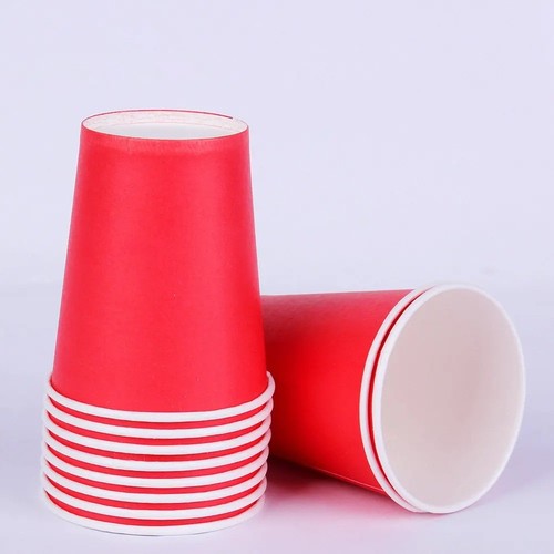 Paper party cups solid colour - cups,