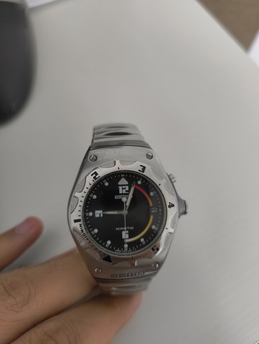 Seiko kinetic watch - kinetic, 5m42-0e60
