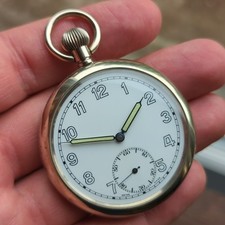 GSTP Military Pocket Watch WWII Swiss FEF 40 Movement Working 52mm (CX7)