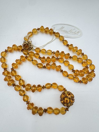 Vintage miriam haskell amber - vintage,