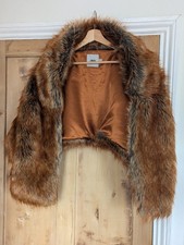 ASOS faux fur stole cape