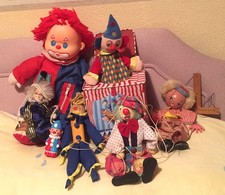 Vintage Creepy Clown Doll