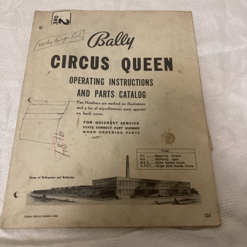 Bally circus queen - circus, pin