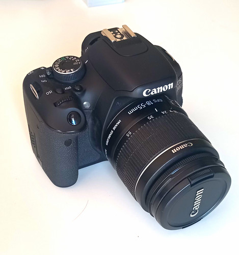Canon eos 600d 18mp dslr - 600d, black