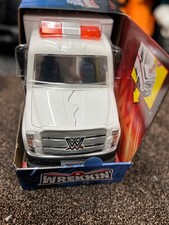 wwe wrekkin slambulance truck wrestling toy vehicle medical ambulance stretcher