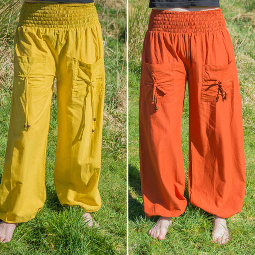 Plain cotton harem style - plain,