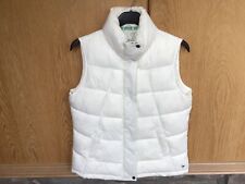 BNWOT Beautiful White Padded Gilet Country Rose Size Small