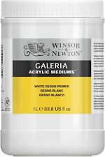 Winsor & Newton Galeria 1 Litre White Gesso Primer Acrylic Medium Art Supplies