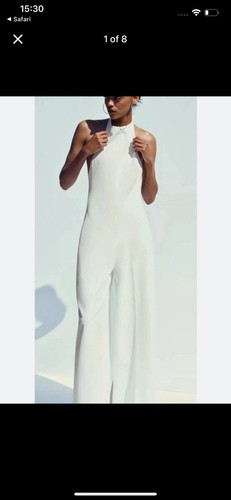 Zara white open - zara, halter