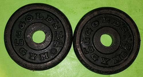Pair vintage gold - pair, gym