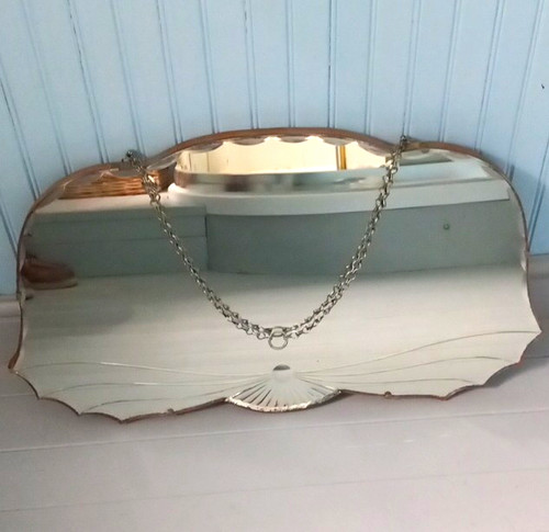 Vintage 1950s silver scalloped - silver,
