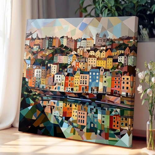 City bristol cubism canvas - city,
