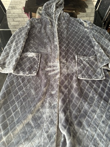 Ladies grey fleece dressing - ladies,