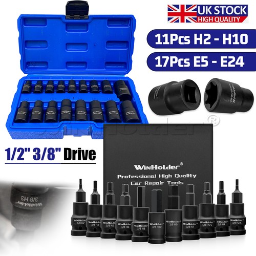 28pcs impact hex bit socket - impact,