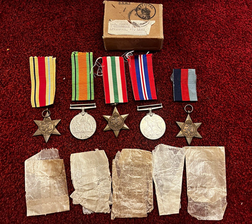Ww2 british medal set - ww2,