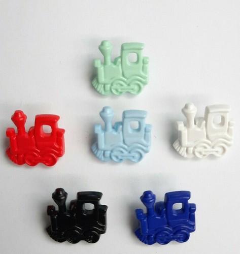 Novelty buttons train 16mm - buttons,