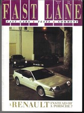 Renault Alpine GTA V6 Turbo Road Test 1986-87 UK Market Sales Brochure Porsche