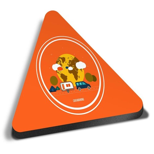 Triangle mdf magnets caravan - mdf,