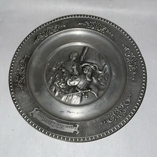 Vintage Pewter Plate · WMF