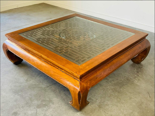Large square hand carved - large,,