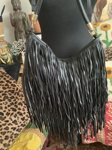 Black faux leather - faux,