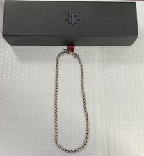 NIGHT RIDER STERLING SILVER 925 5mm 20" NECKLACE.