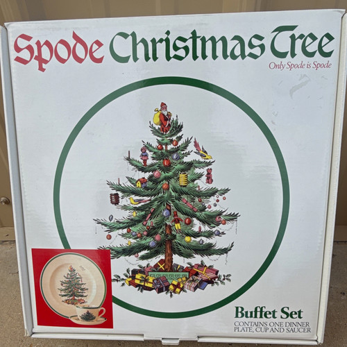 Spode christmas tree buffet - spode,